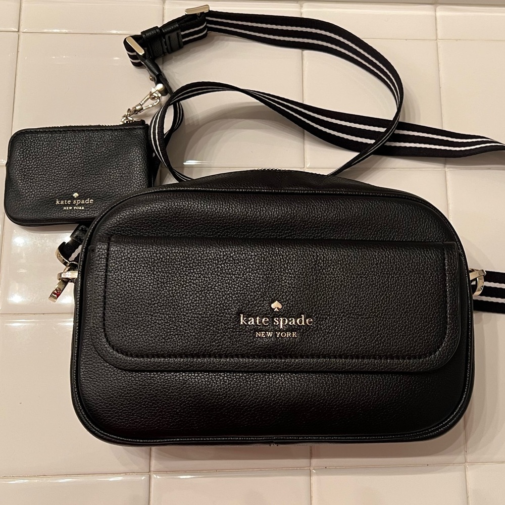 Kate Spade Rosie Pebbled Leather Flap Camera Bag